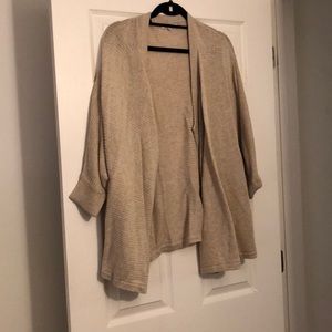 NEVER WORN Madewell Oatmeal Open Cardigan!